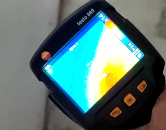 室內地暖滲漏視頻